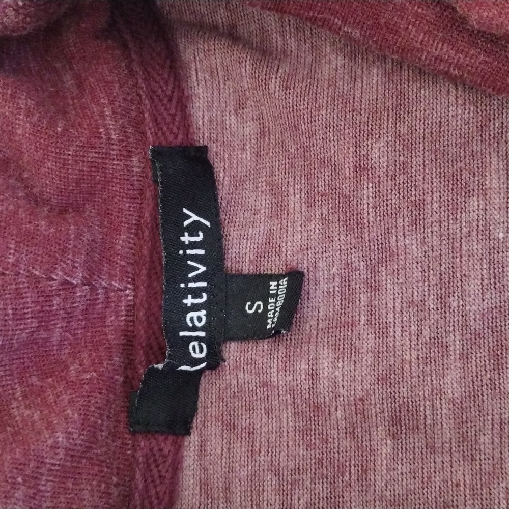 Relativity Maroon Tunic - Picture 2 of 9
